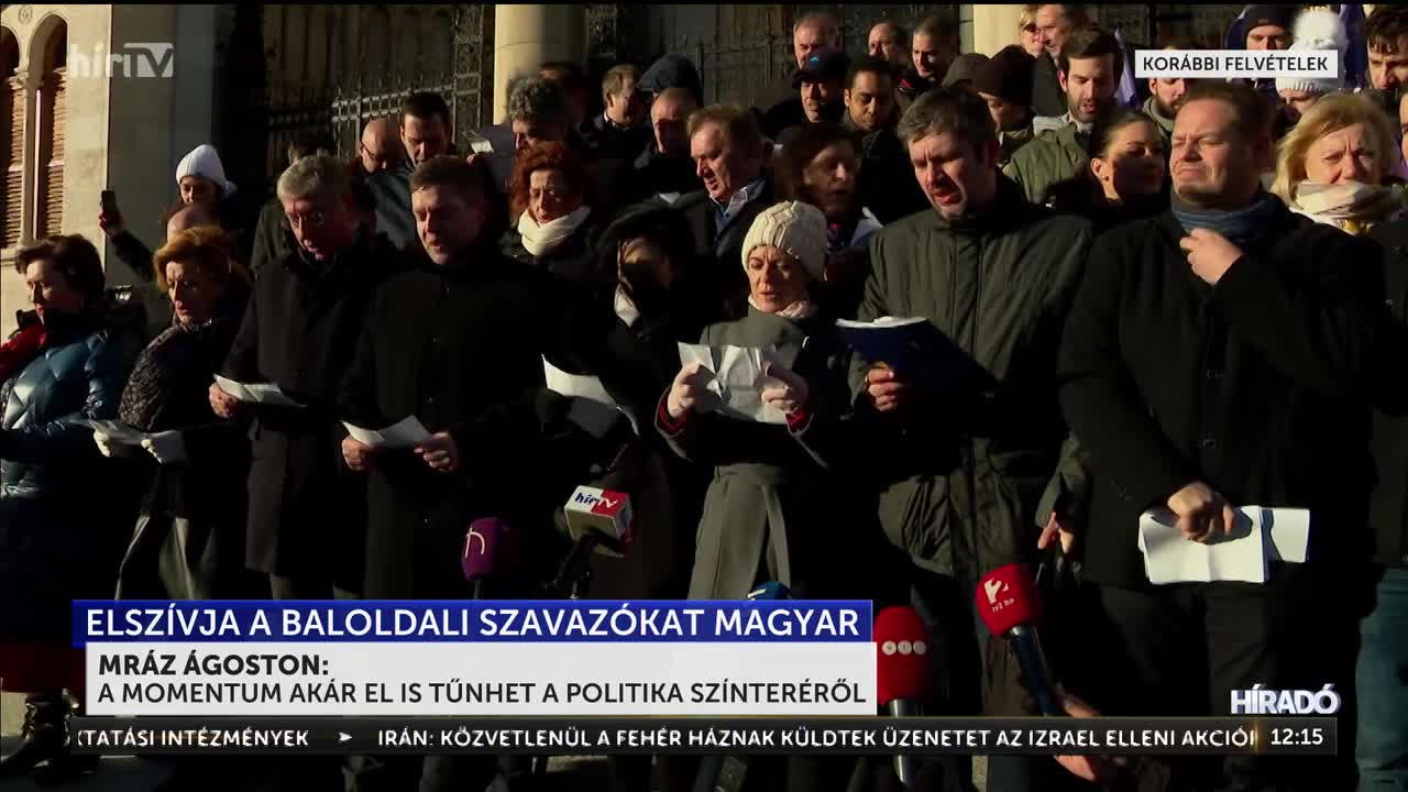 Elszívja a baloldali szavazókat Magyar Péter  + videó