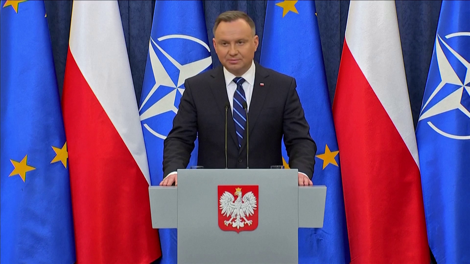 Andrzej Duda: Lengyelország kész atomfegyvert fogadni a területén, amennyiben a NATO úgy dönt