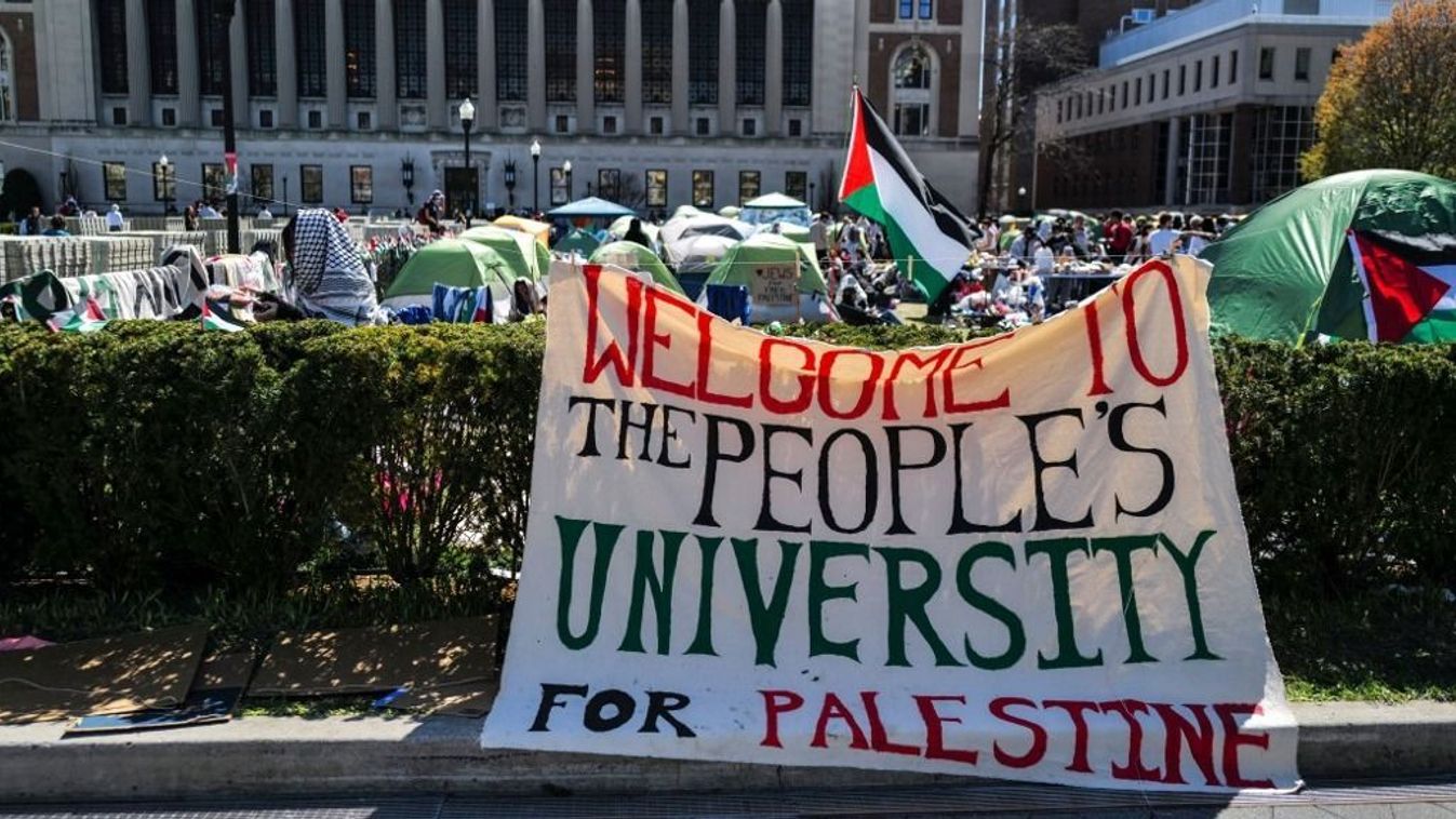 Palesztinpárti tüntetőket vettek őrizetbe Amerikában